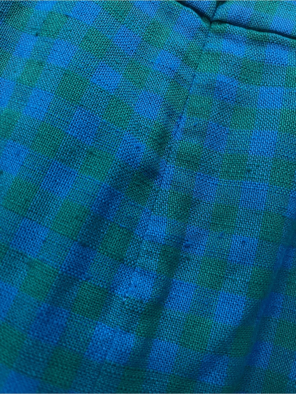 J. Crew Blue-Green Plaid A-Line Skirt - Picture 5 of 11